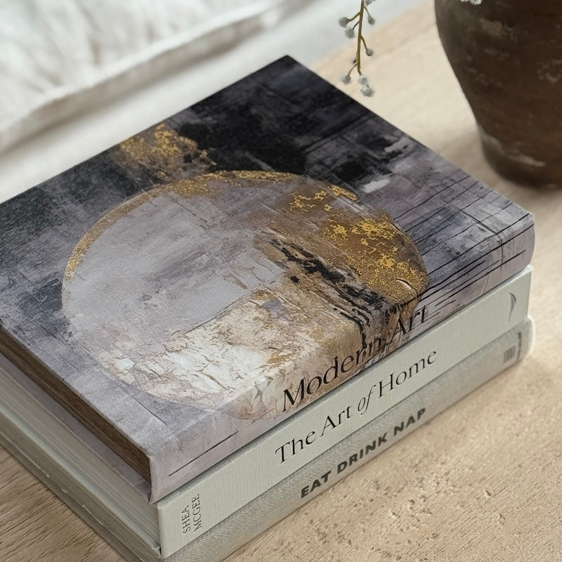 Modern Art Moon Book Box