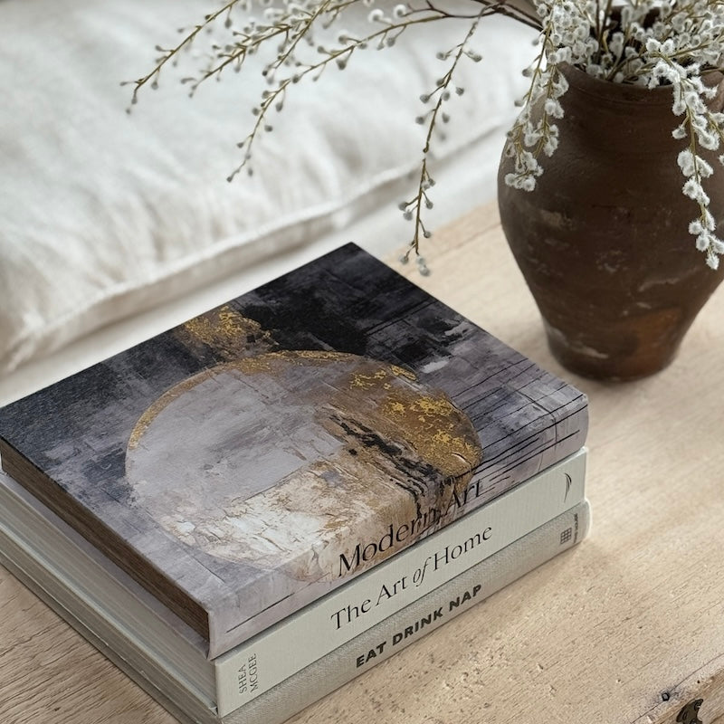 Modern Art Moon Book Box