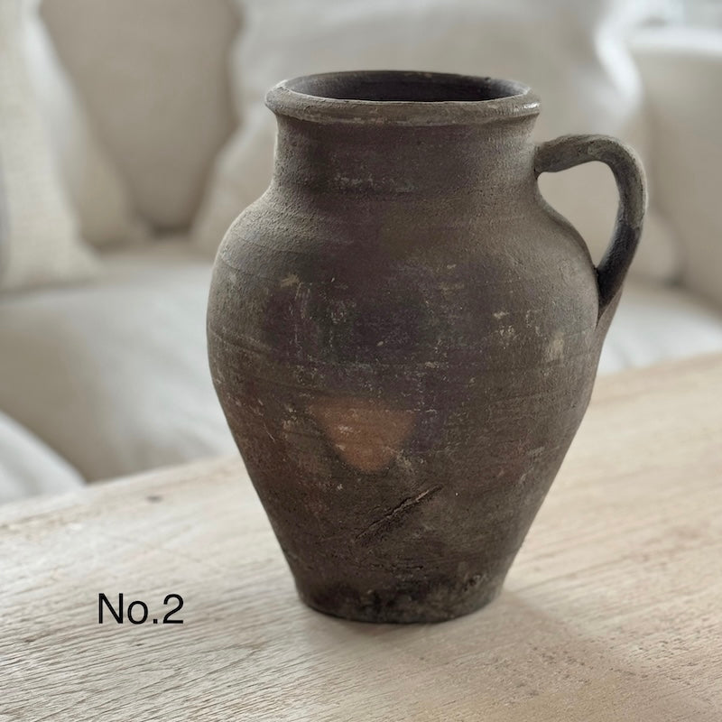 Vintage Style Handmade Clay Jugs