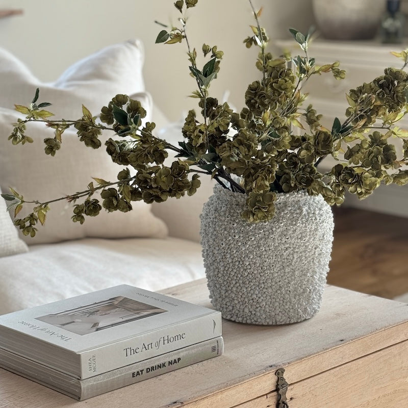 Olive Green Cherry Blossom Stem