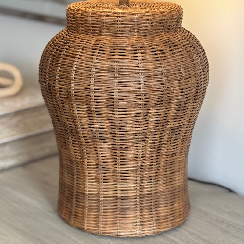 Marlow Natural Matte Rattan Table Lamp