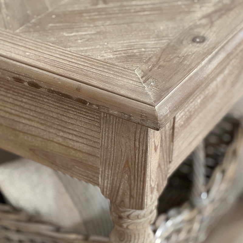 Country House 3 Drawer Console Table with Shelf