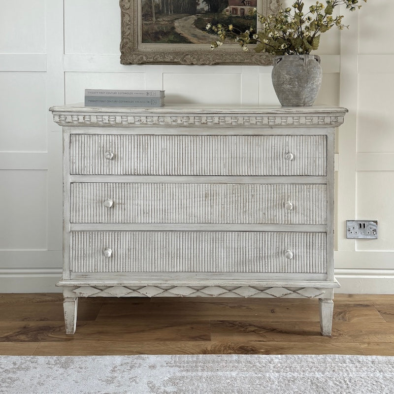 Augustine Ribbed Chest of Drawers