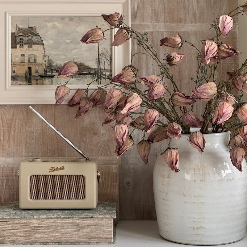 Faux Chinese Lantern Spray | Dusky Pink