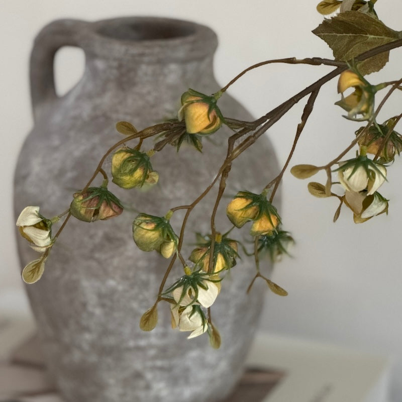 Faux Rich Autumn Geum Spray