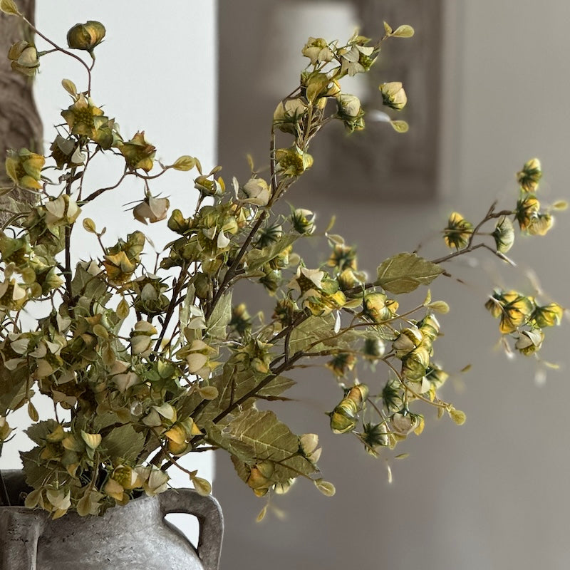 Faux Rich Autumn Geum Spray