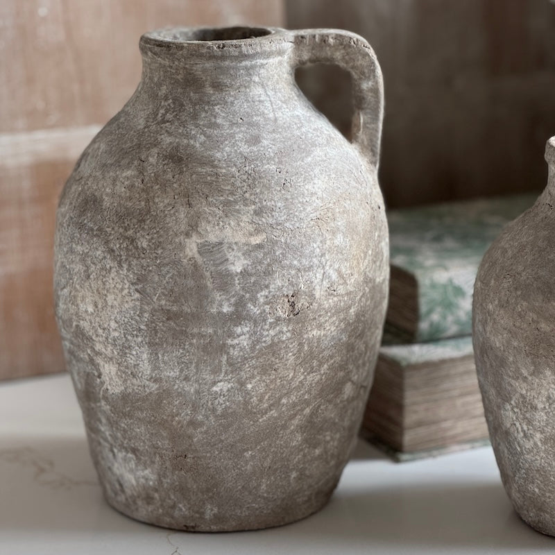 Abrinas Pale Wash Stone Handle Jug