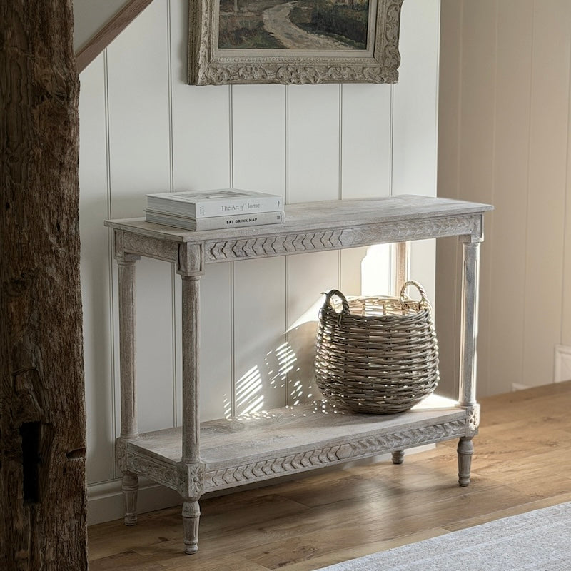 Rustic Rattan Basket