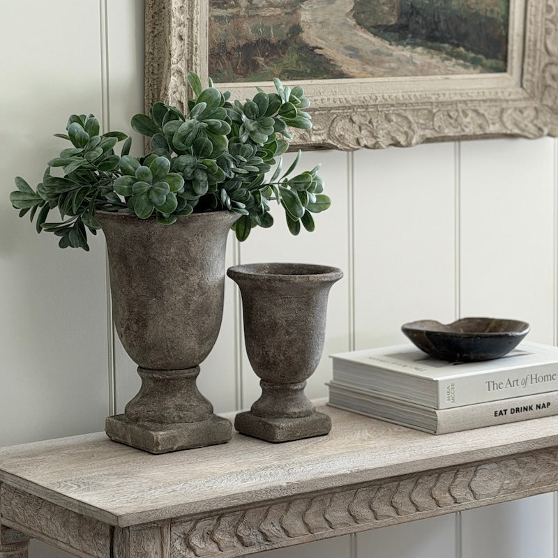 Clockton Stone Effect Decorative Urn Planter
