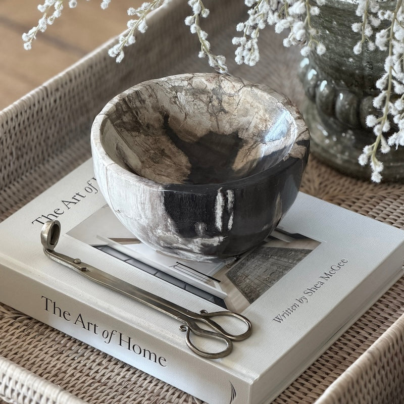 Decorative Fossilised Bowls