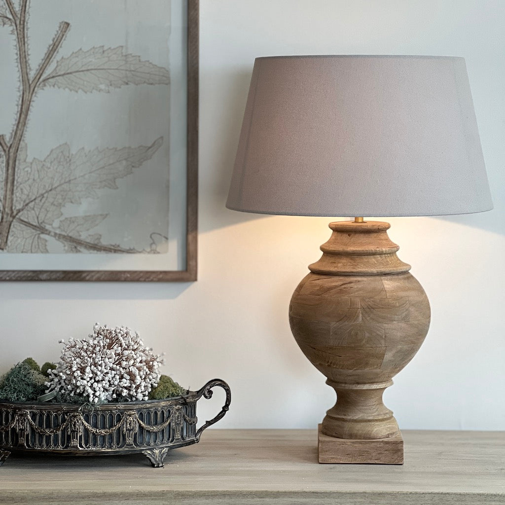 Tremblant Wooden Table Lamp – Cowshed Interiors