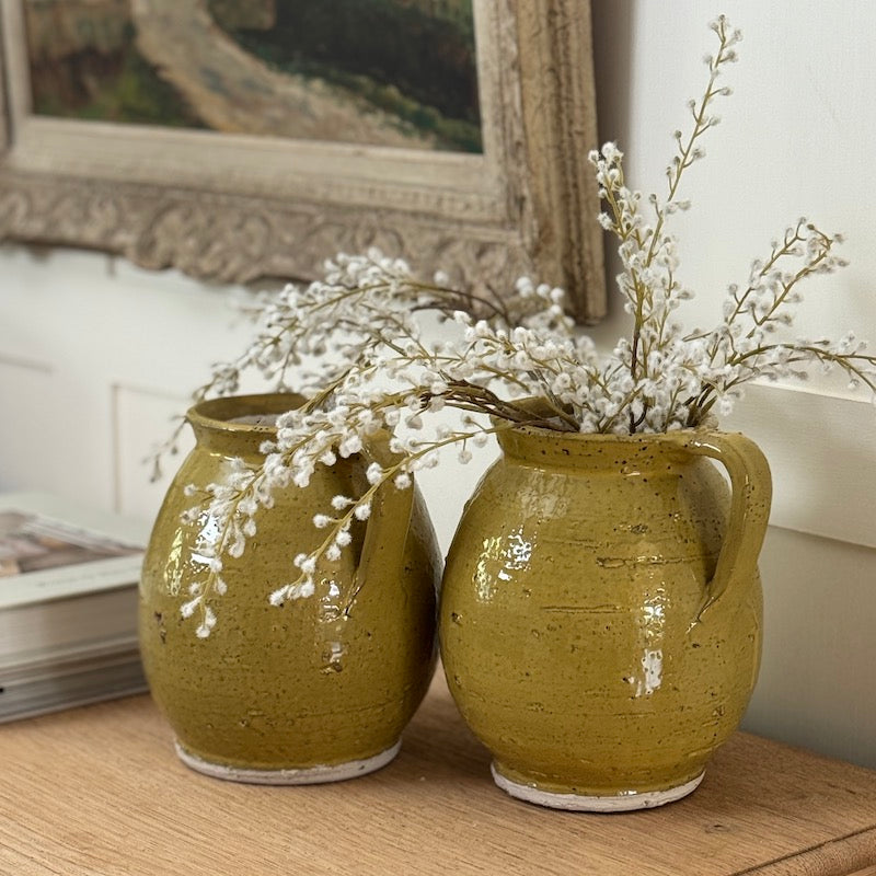 Provence Rustic Vase Mustard