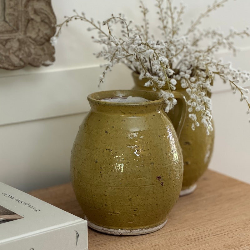 Provence Rustic Vase Mustard