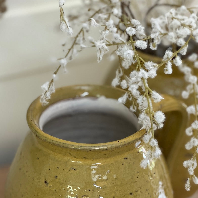 Provence Rustic Vase Mustard