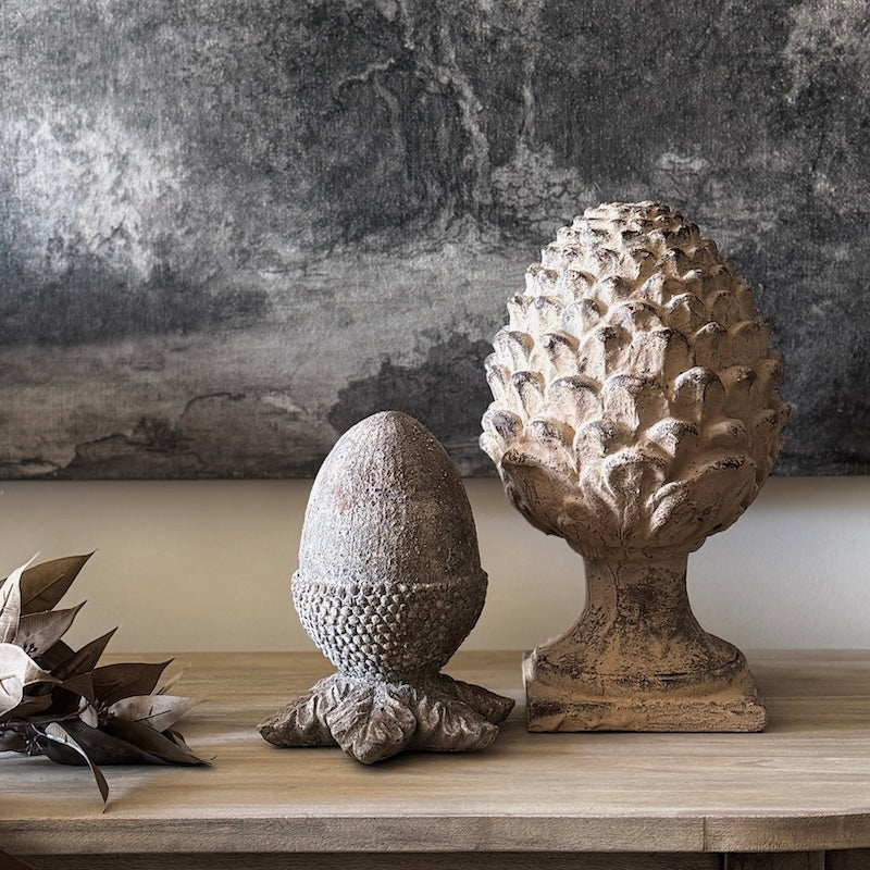 Rustic Stone Effect Pinecone and Artichoke Collective
