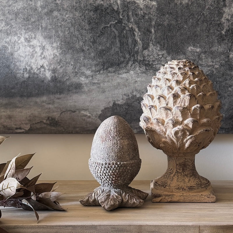 Rustic Stone Effect Pinecone and Artichoke Collective