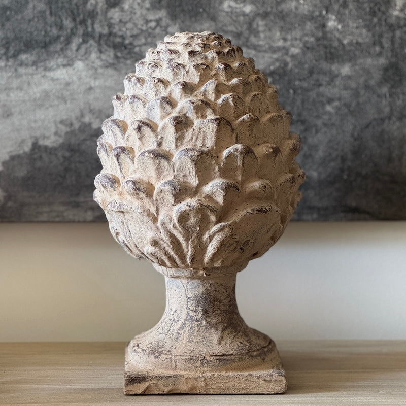 Rustic Stone Effect Pinecone and Artichoke Collective