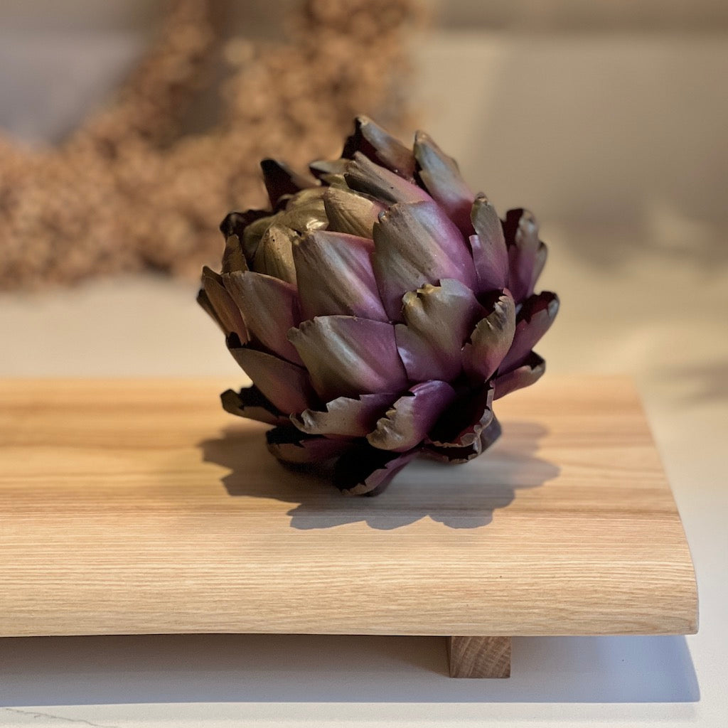 Faux Purple Artichoke Head