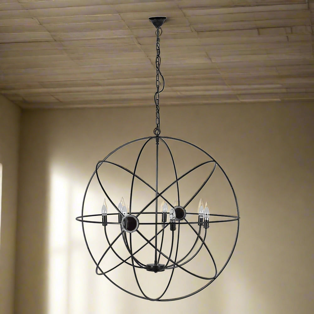 Large Orb Sphere Chandelier
