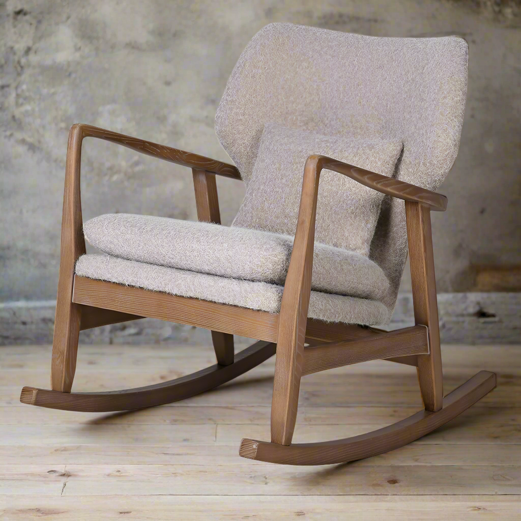 Danish Mid-Century Style Rocking Chair