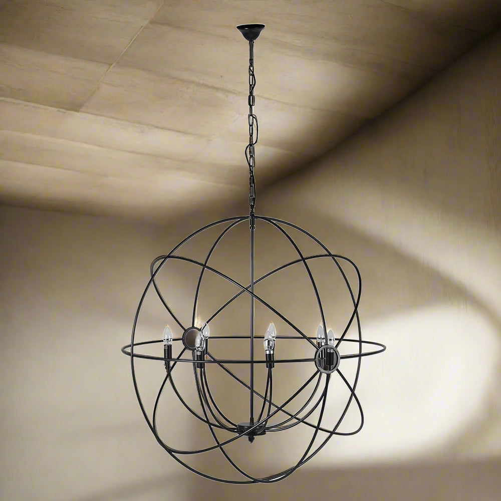 Large Orb Sphere Chandelier