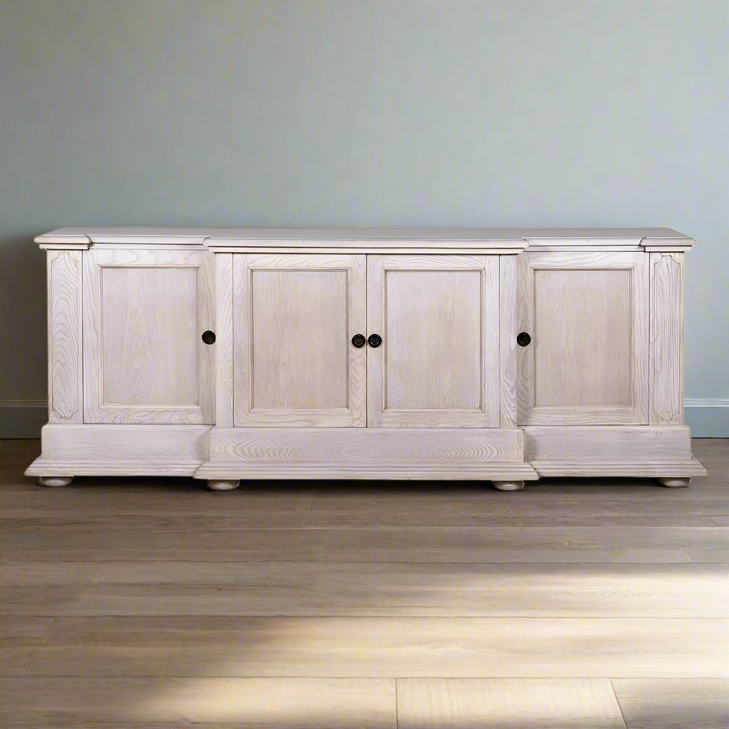 Imperial 4 Door Oak Breakfront Sideboard