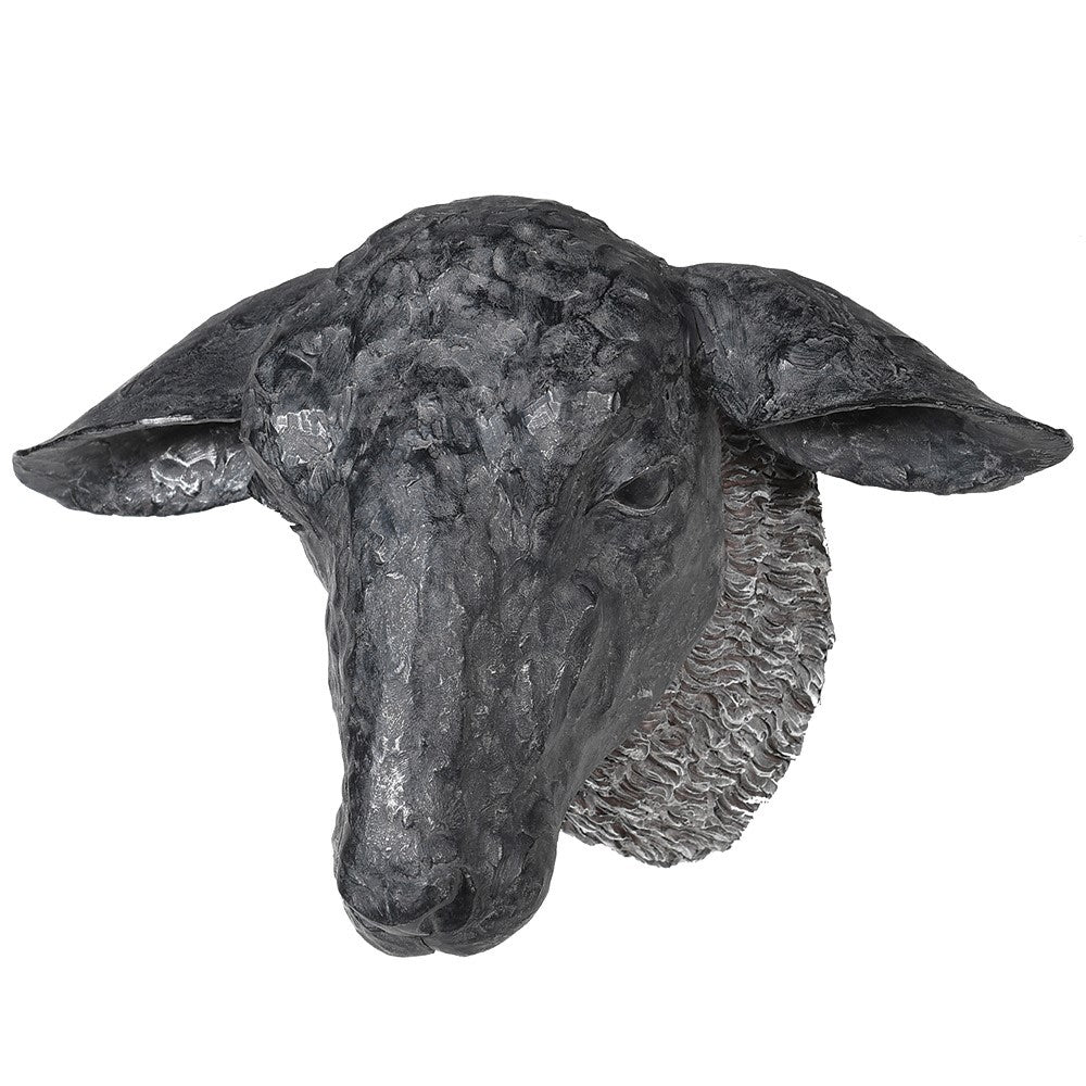 Sheep Head Wall Decoration Distressed Style 2 Colours