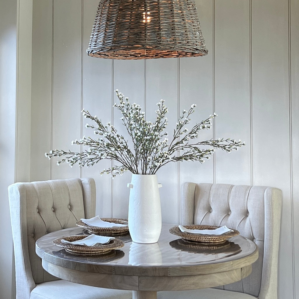 Elizabeth Matt White Vase