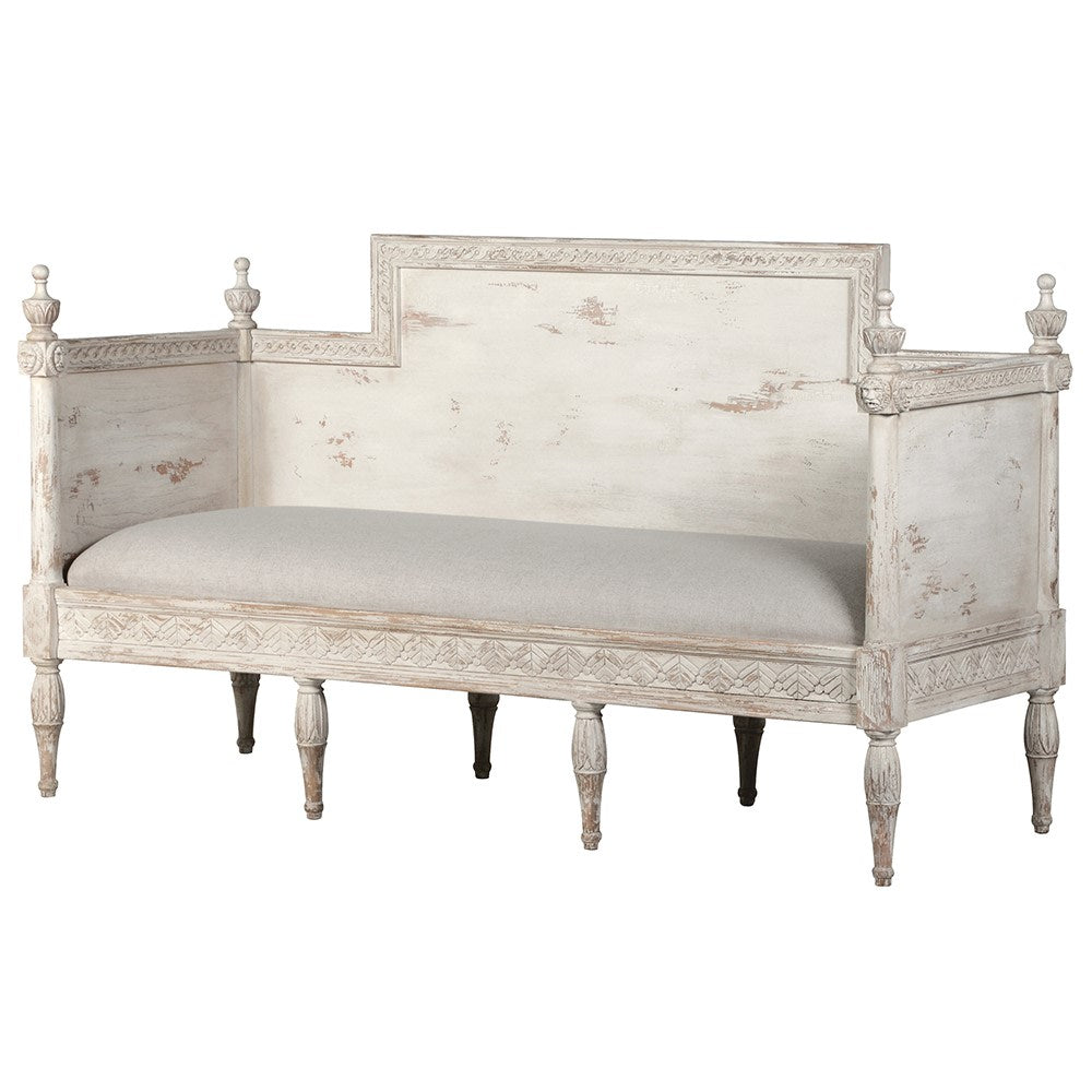 Gustavian Straight Back Day Bed