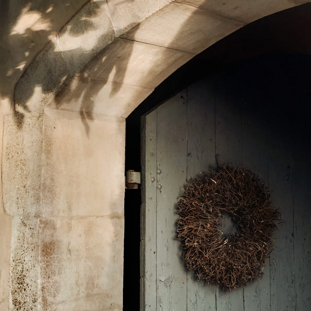 Rustic Chunky Dried Twig Wreath