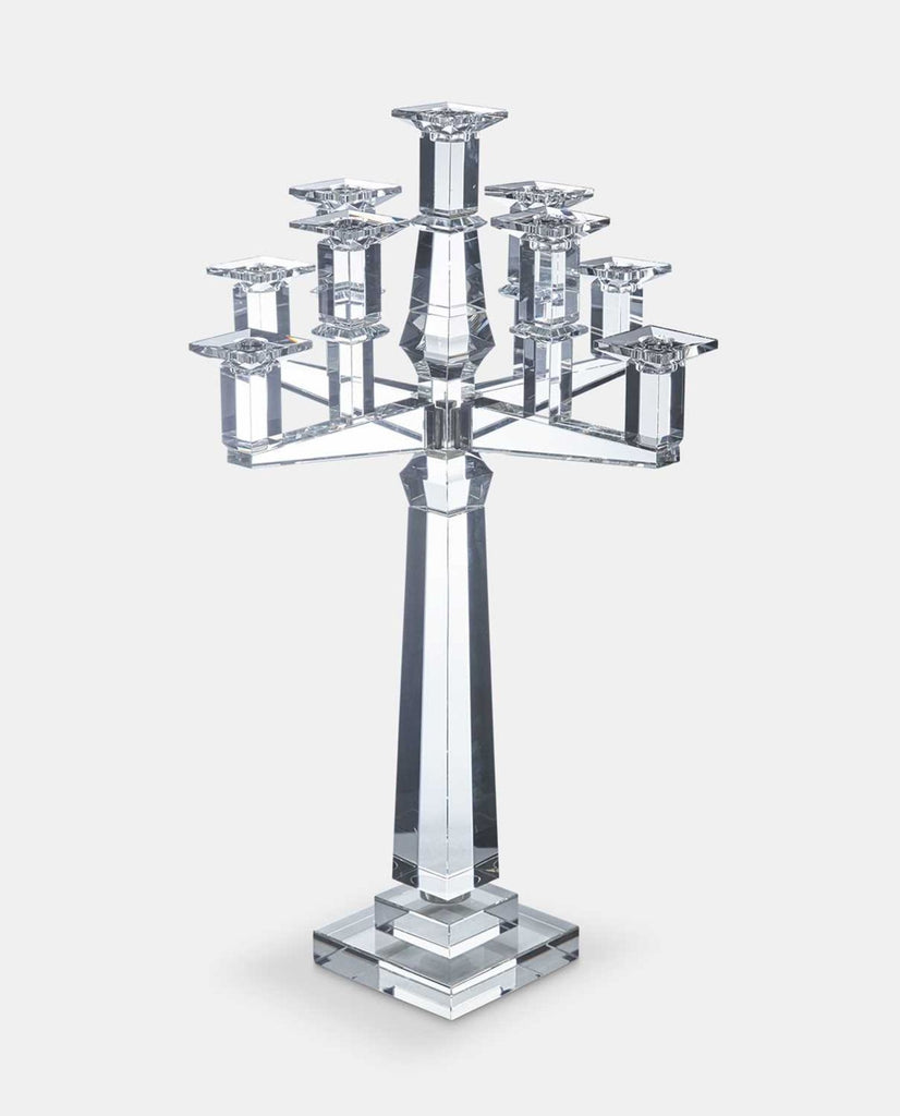 Giant Solid Crystal Candelabra