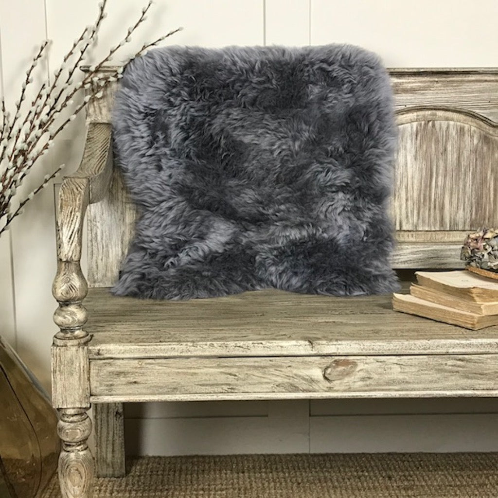 Finest Icelandic Short Wool Sheepskin Grey