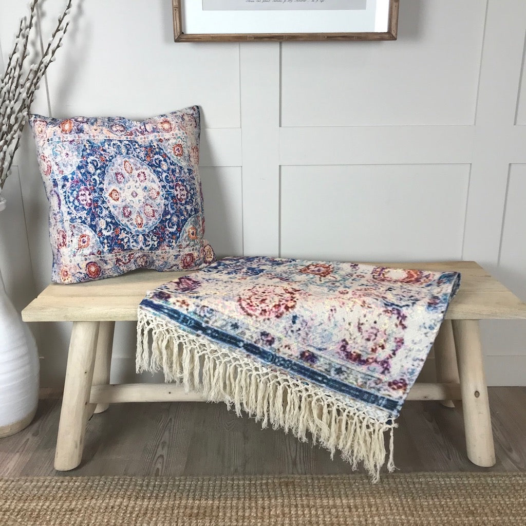 Vintage Style Throw and Cushion