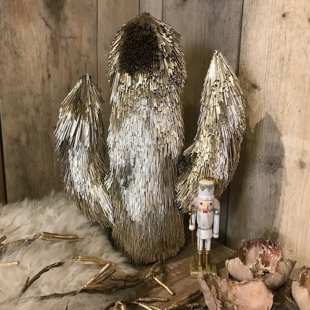 Champagne Christmas Cactus Ornament