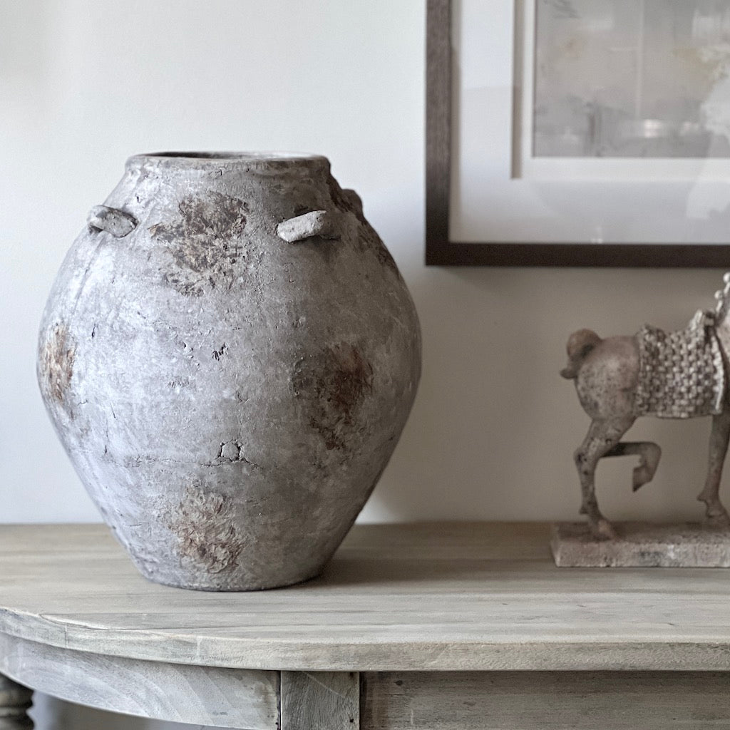 Charaki Aged Distressed Heavy Vase