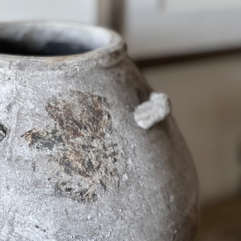 Charaki Aged Distressed Heavy Vase