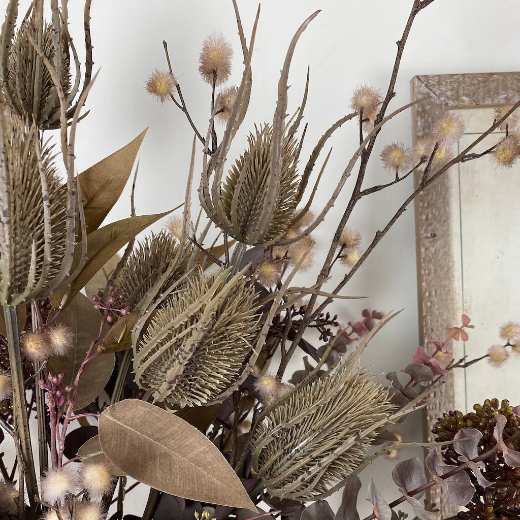 Faux Teasel Spray