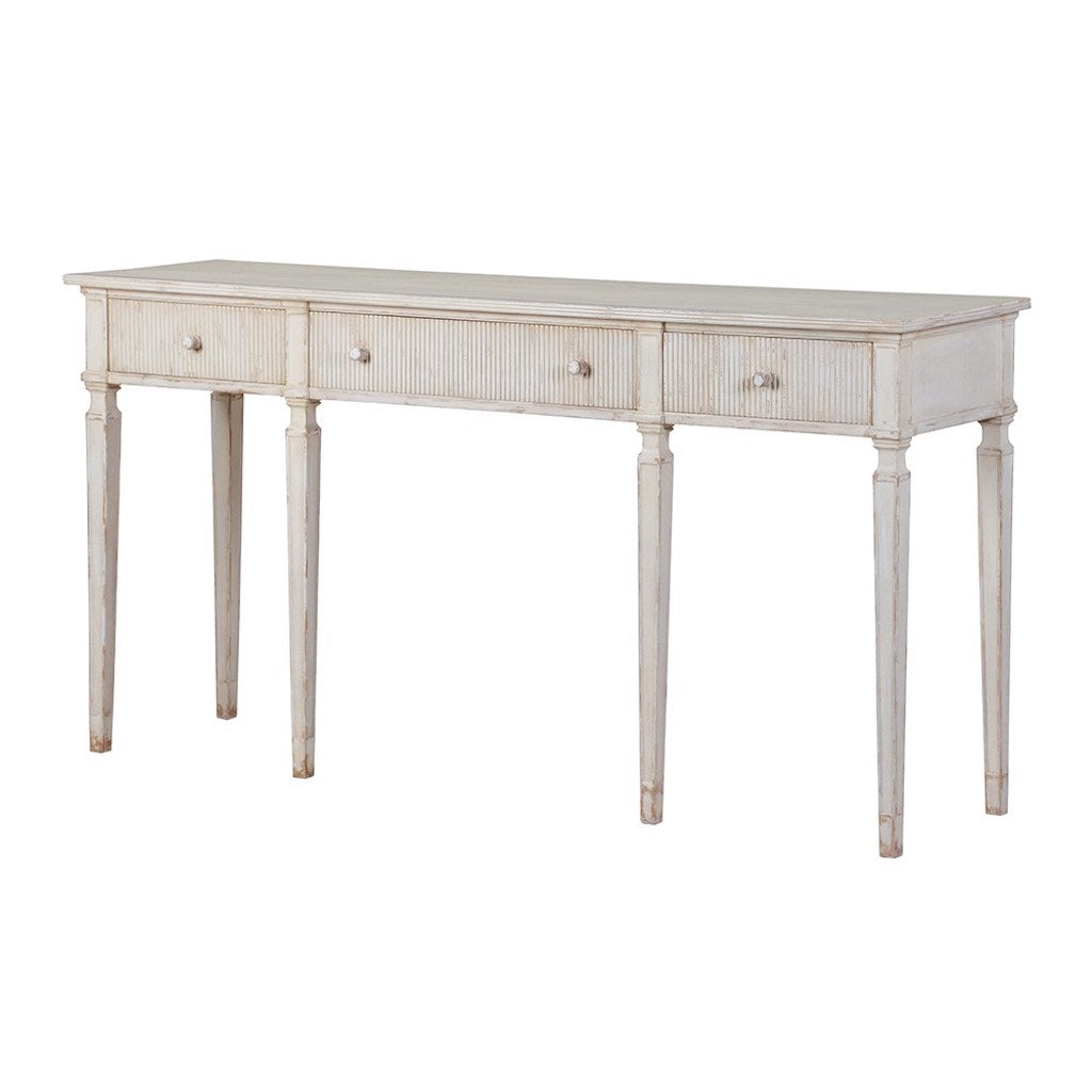 Gustavus 3 Drawer Console Table