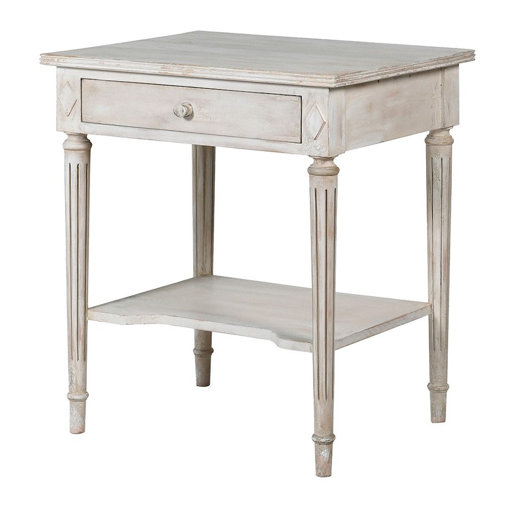 Gustavian Side Table with Shelf