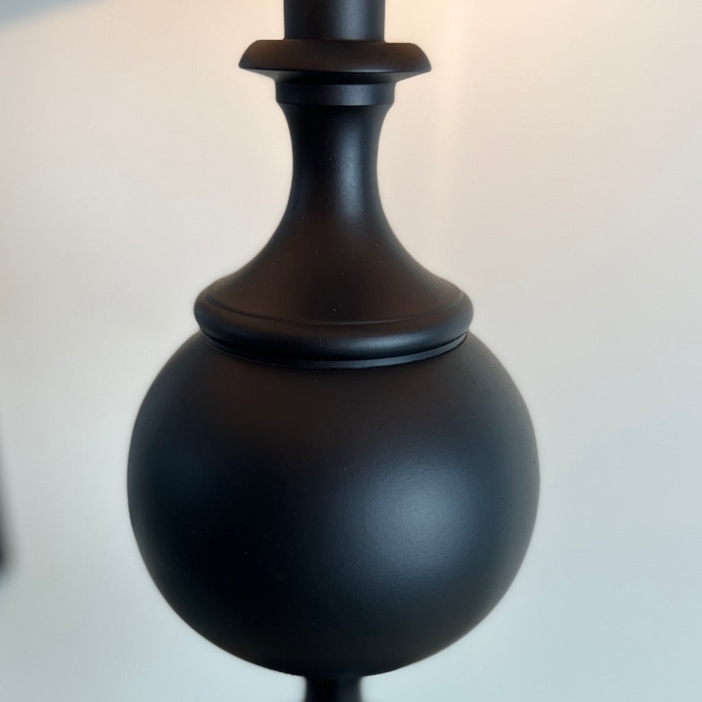 Tall Matt Black Silhouette Table Lamp
