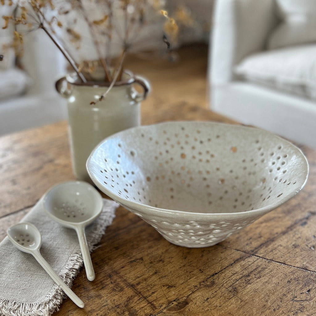 Natural Glazed Stoneware Bowl Morso