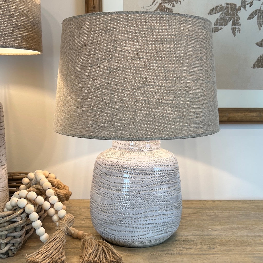 Dotty Design Stoneware Table Lamps