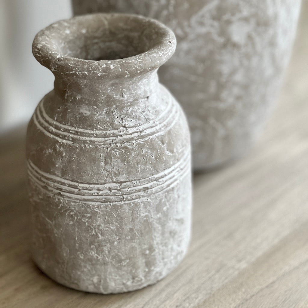Terracotta Chalk Vase