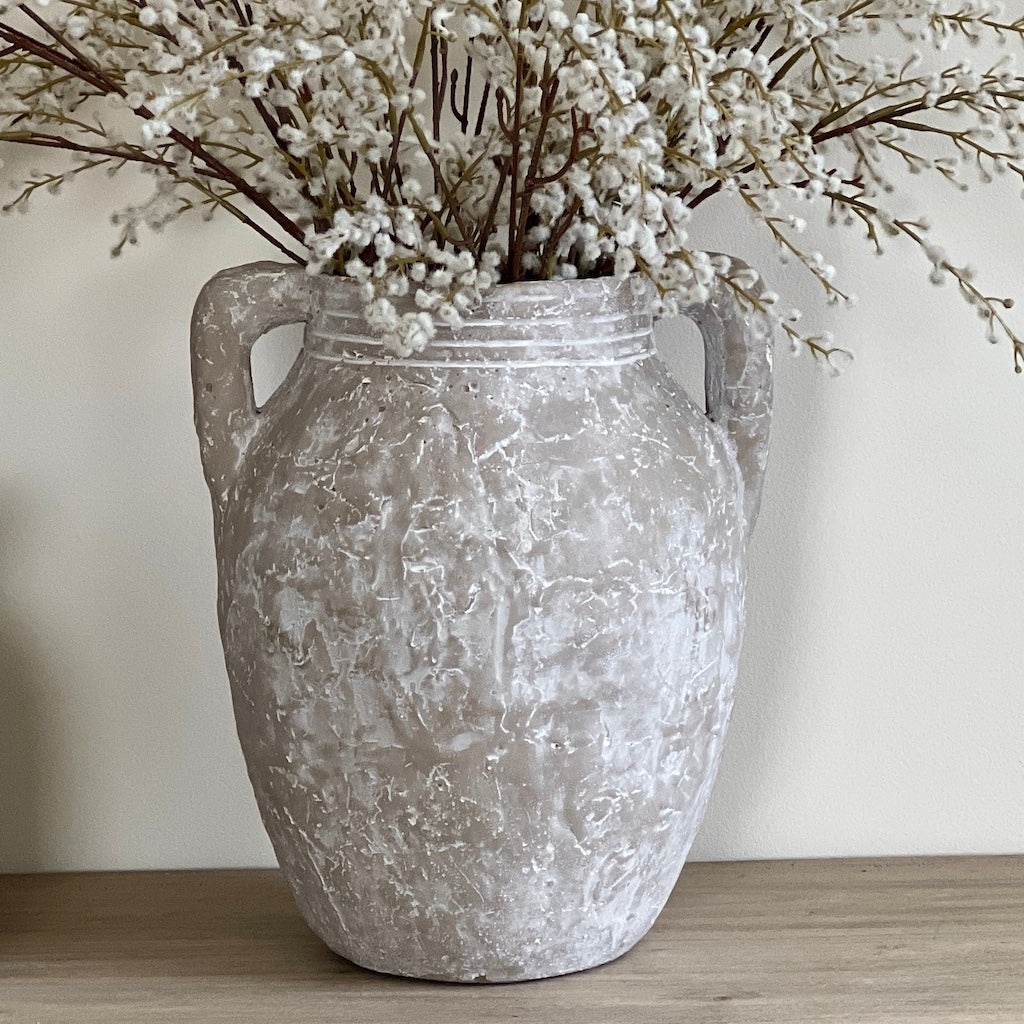 Terracotta Chalk Vase