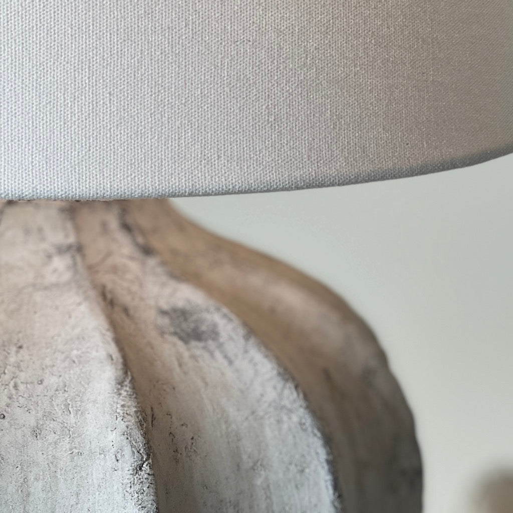Waves Light Grey Lamp