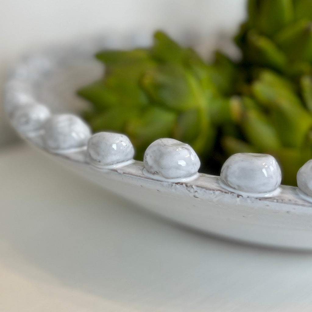 Ceramic Bobble Edge Bowl