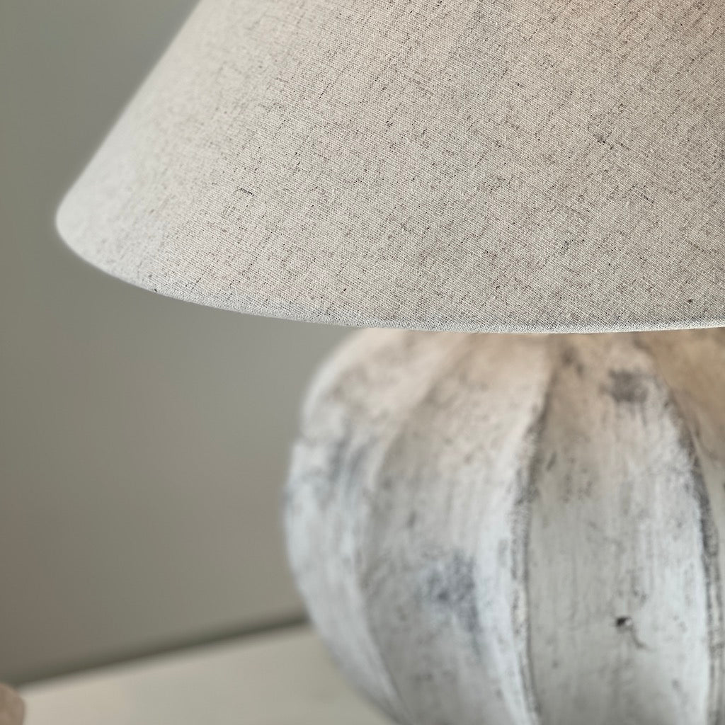 Waves Light Grey Lamp