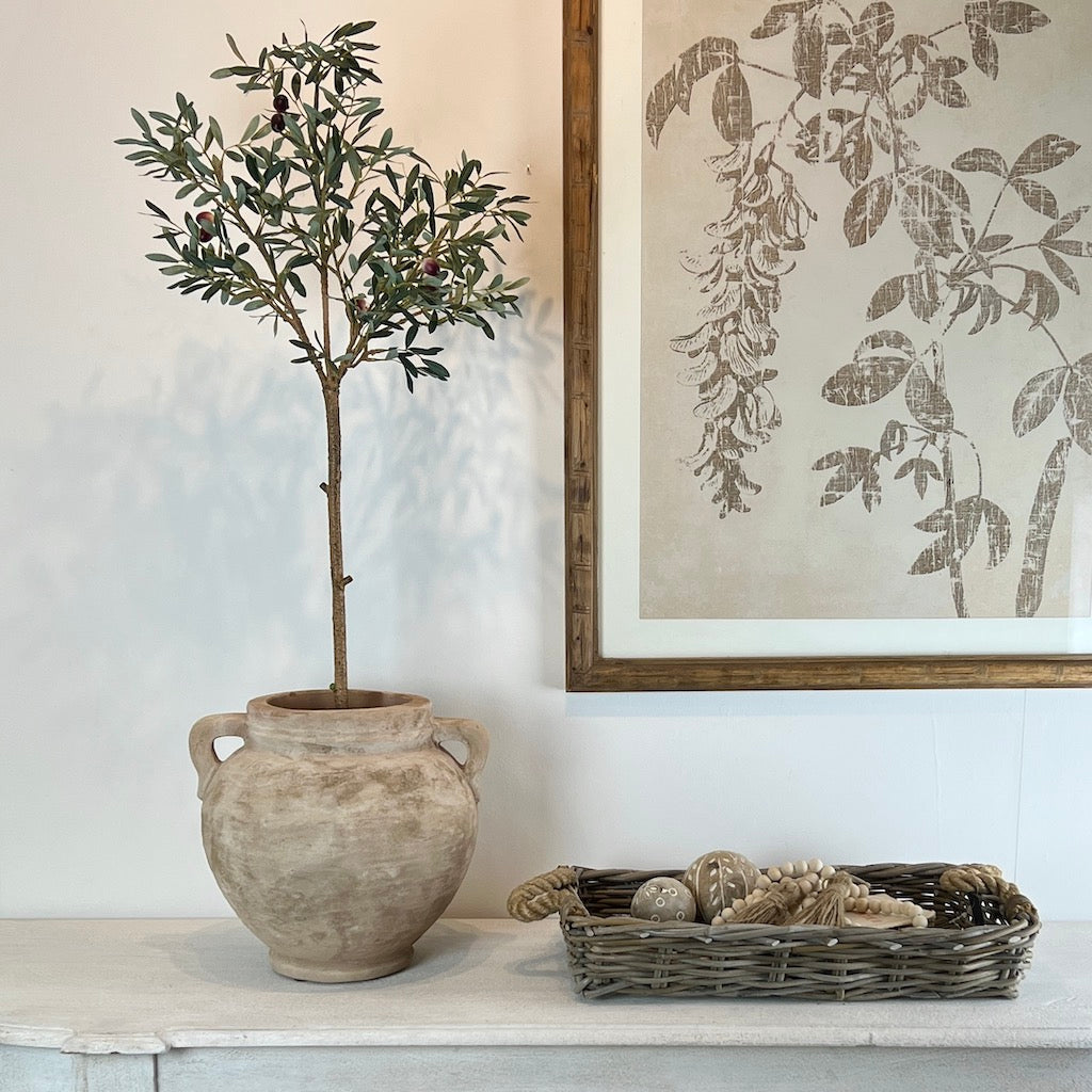 faux olive plant in pot Tall Faux Olive Tree – Cowshed Interiors