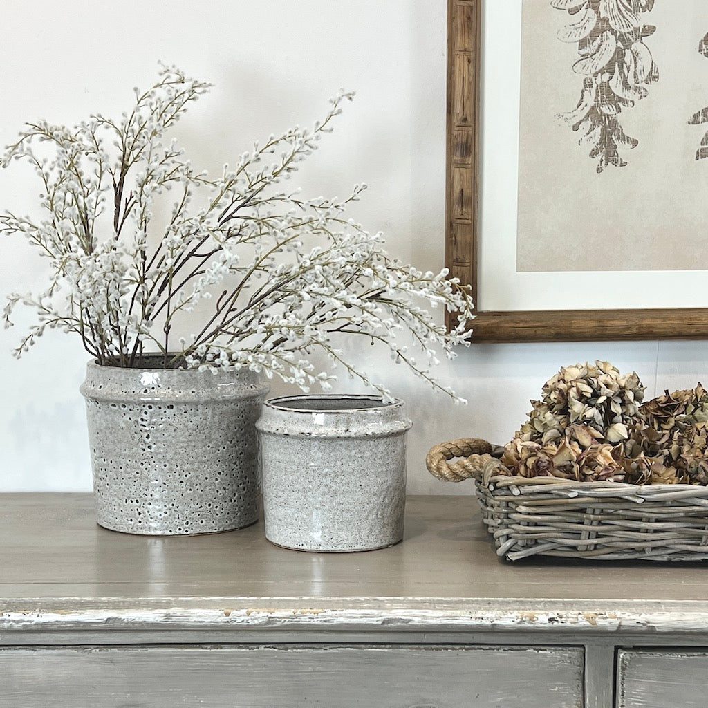 Neutral Mottled Pot Ava
