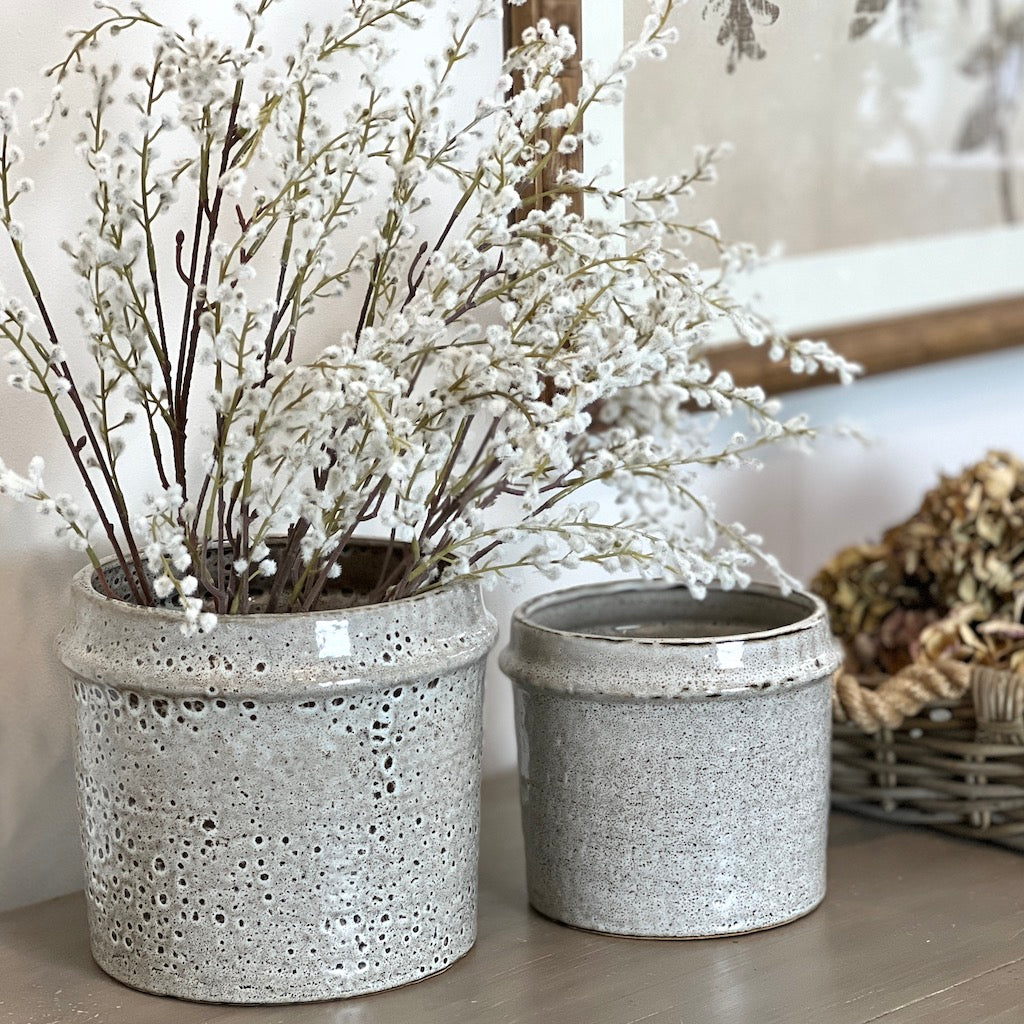 Neutral Mottled Pot Ava